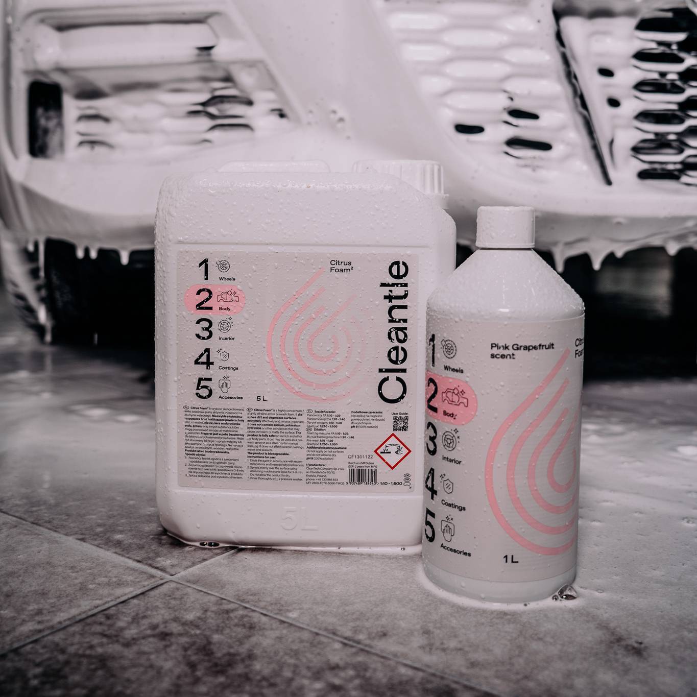 Citrus Foam² | highly concentrated pre-wash foam Cleantle Citrus Foam² | highly concentrated pre-wash foam Cleantle