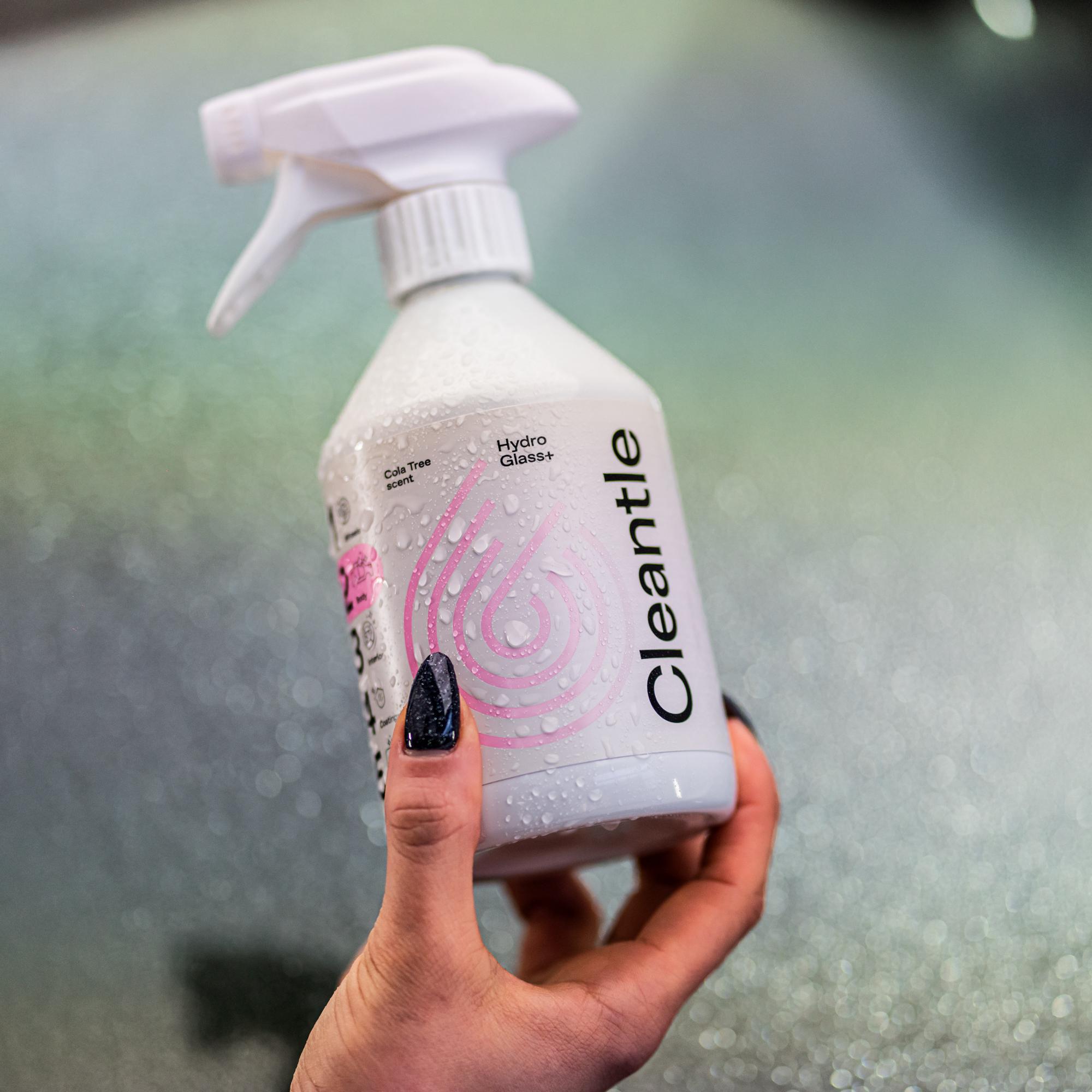 Płyn do mycia szyb samochodowych z efektem niewidzialnej wycieraczki Hydro Glass+ 500ml - prezentacja produktu